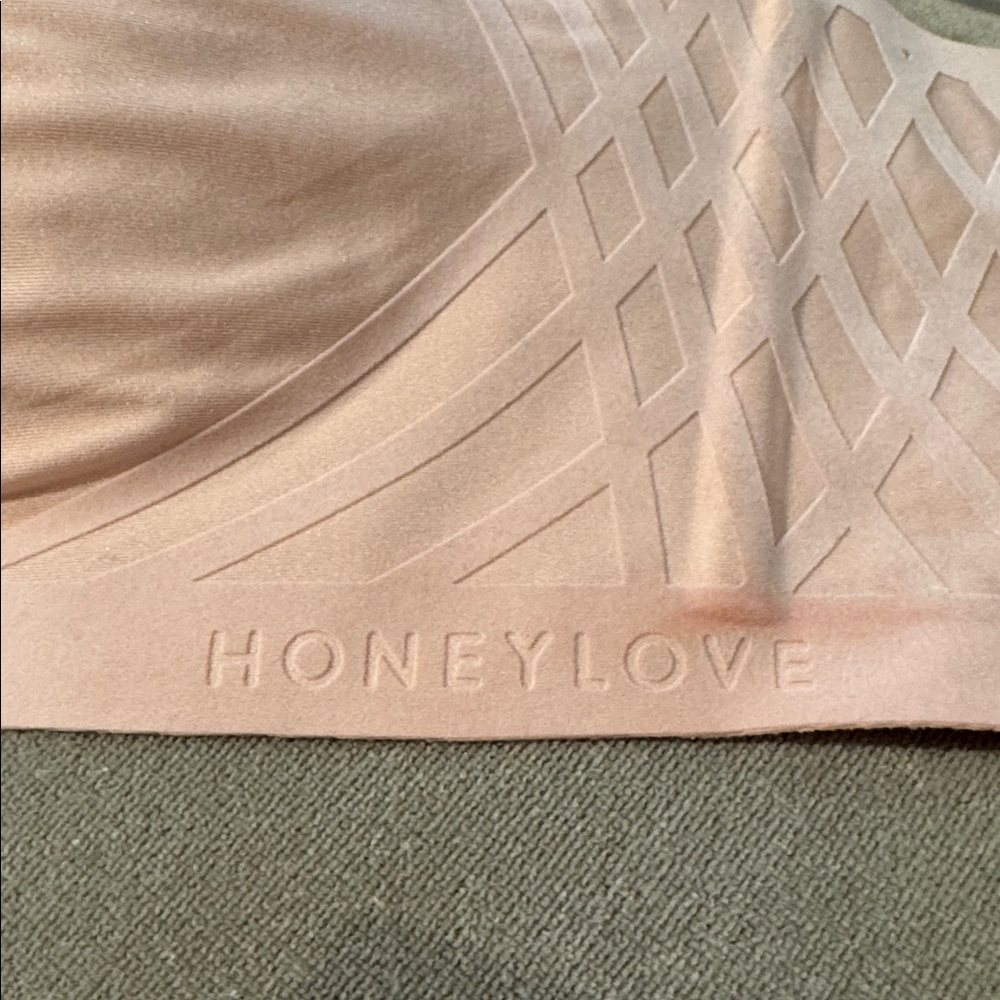 Honeylove  Bra v silhouette wireless sand sz Large - Picture 3 of 4